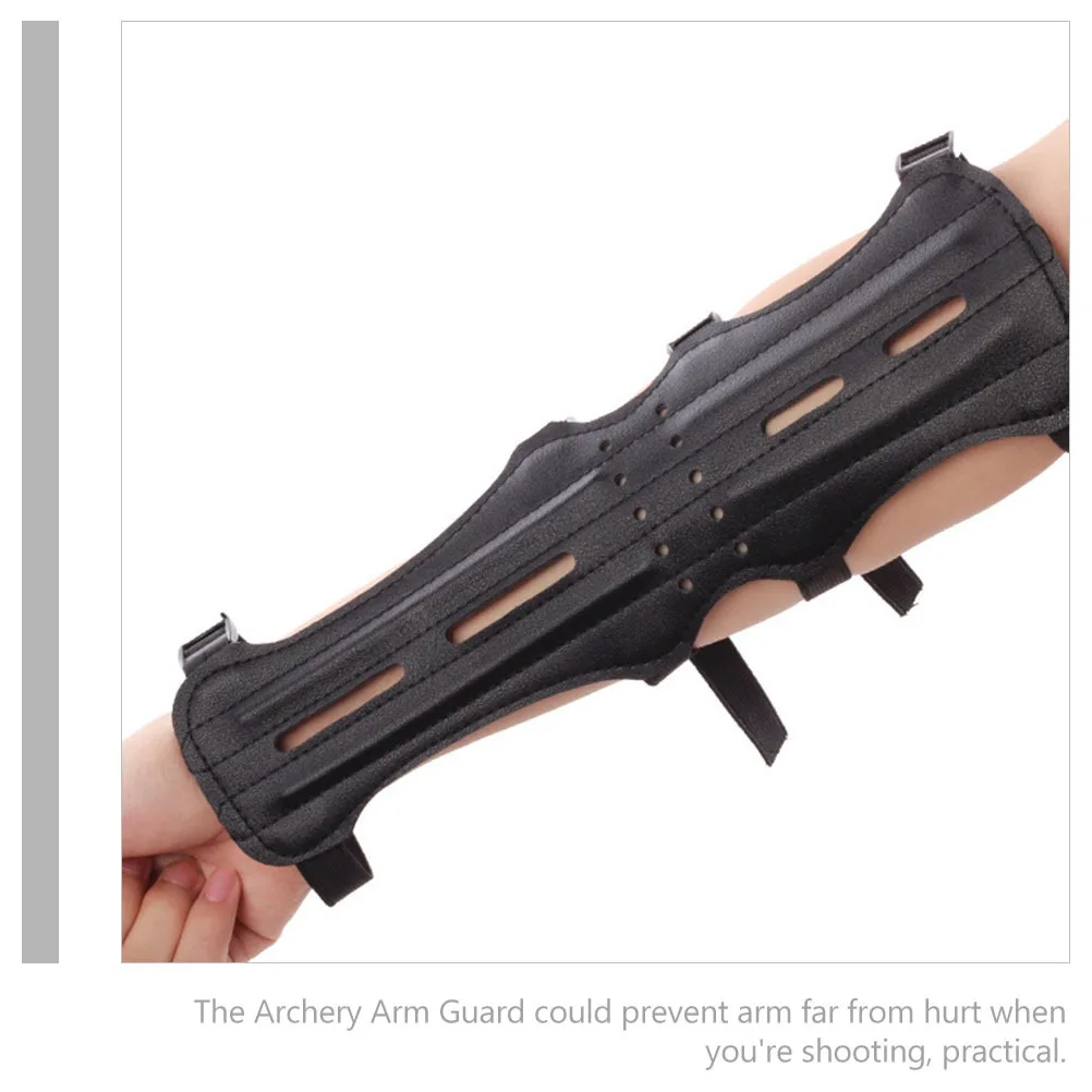 واقي ذراع الرماية، واقي عالمي للقوس والسهم، تصميم حزام مطاطي مناسب لكلا اليدين، واقي ذراع الرماية