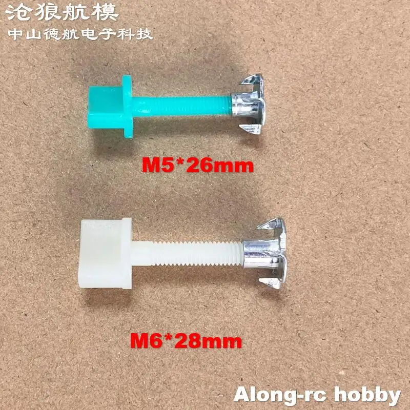10 Stück 4 mm oder 5 mm oder 6 mm Nylon-Schrauben, Handschrauben für Modellflugzeuge, DIY RC-Flugzeug, Flugzeug, Gasflugzeug, Teil – Detail 16