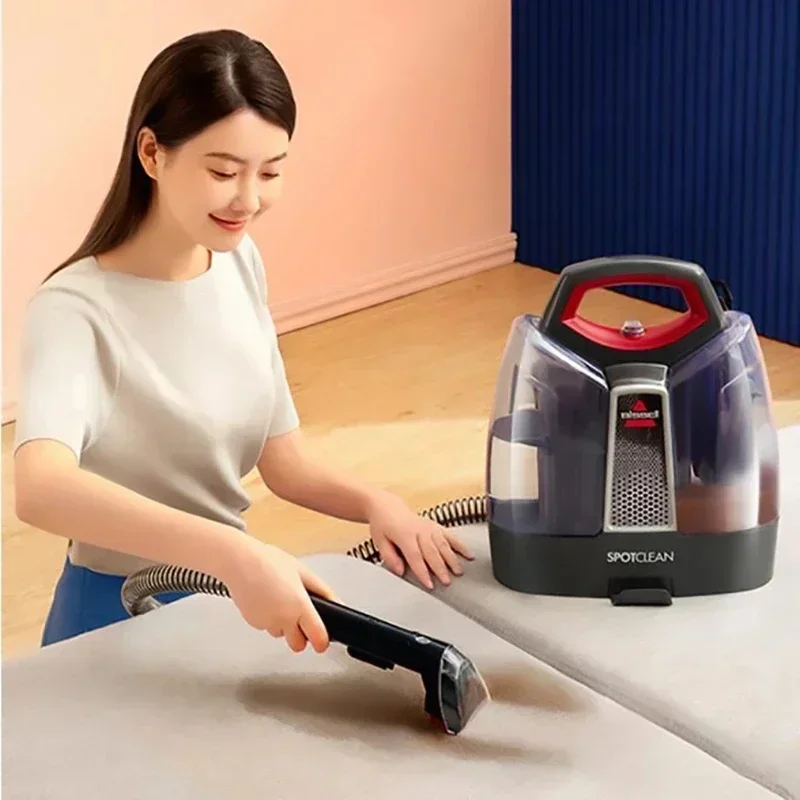 220V Electric Steam Cleaner with Spray Suction for Carpet Sofa Curtain Car - Integrated Cleaning Machine