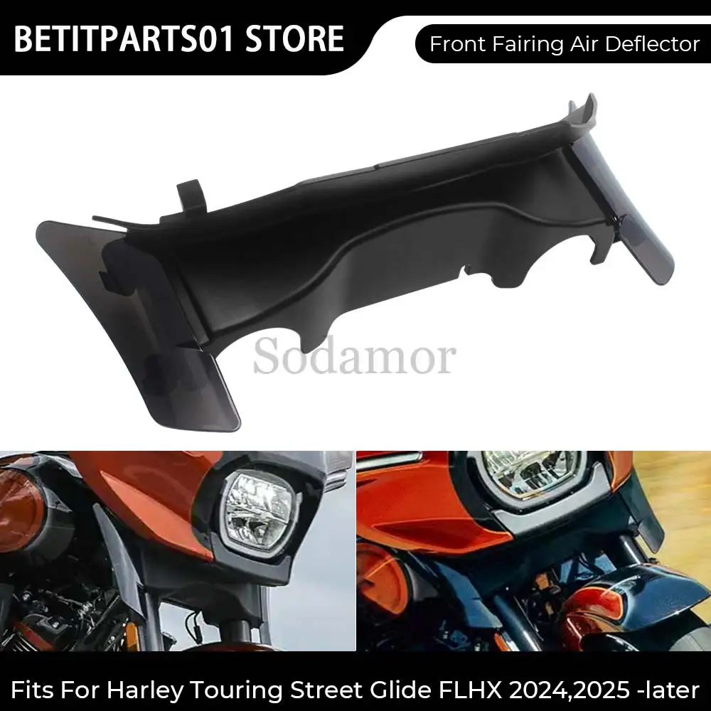 

Motorcycle Front Fork Fairing Air Deflector ABS Plastic Kit For HARLEY DAVIDSON touring 2023-later FLHXSE, for 2024-Later models