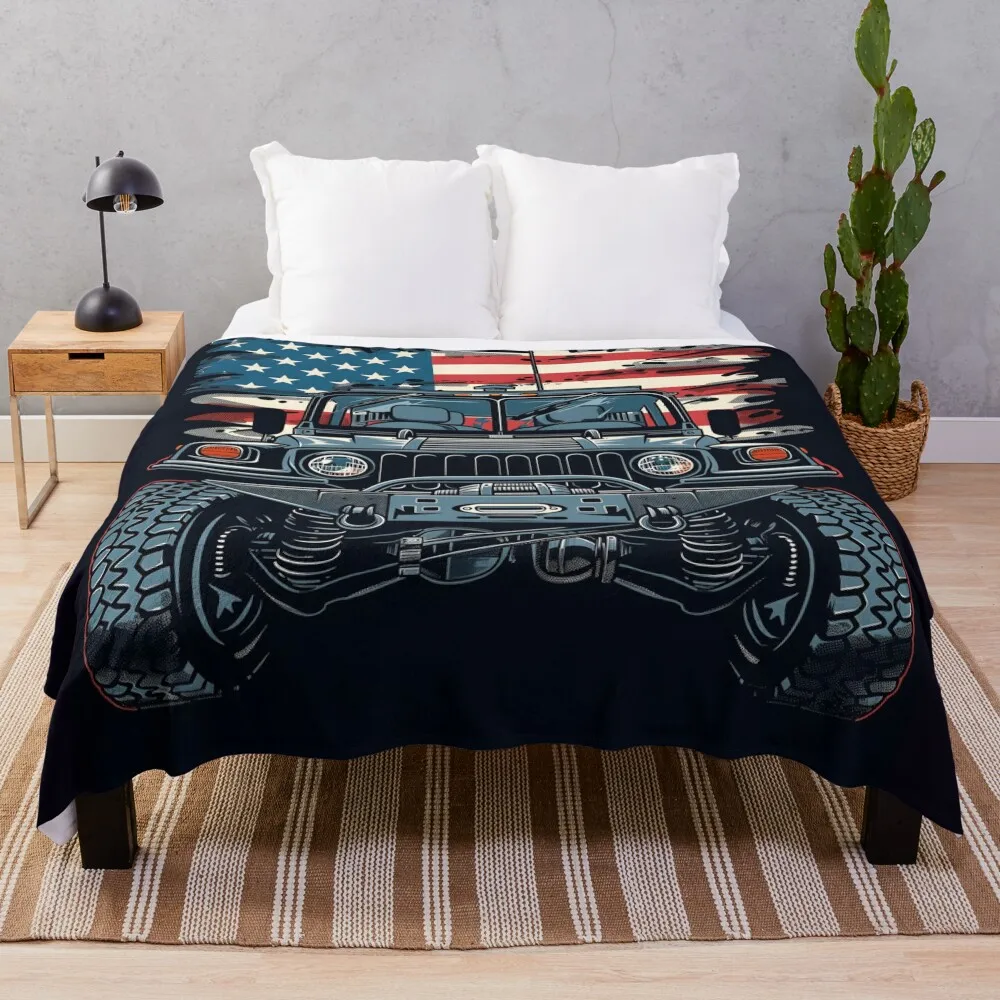 National Defense Transportation Day Celebration Throw Blanket For Sofa Thin Hairys Blankets