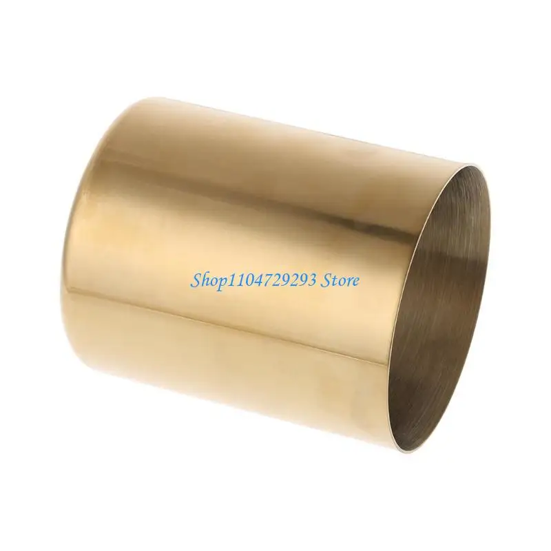 Golden Pen Pencil Pot Holder Container Home Desk Stationery Decor