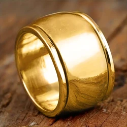 Huitan Men/Women Smooth Rings Simple Versatile Couple Rings Daily Wear Hip Hop Y2K Accessories Cool Girls Boys Statement Jewelry