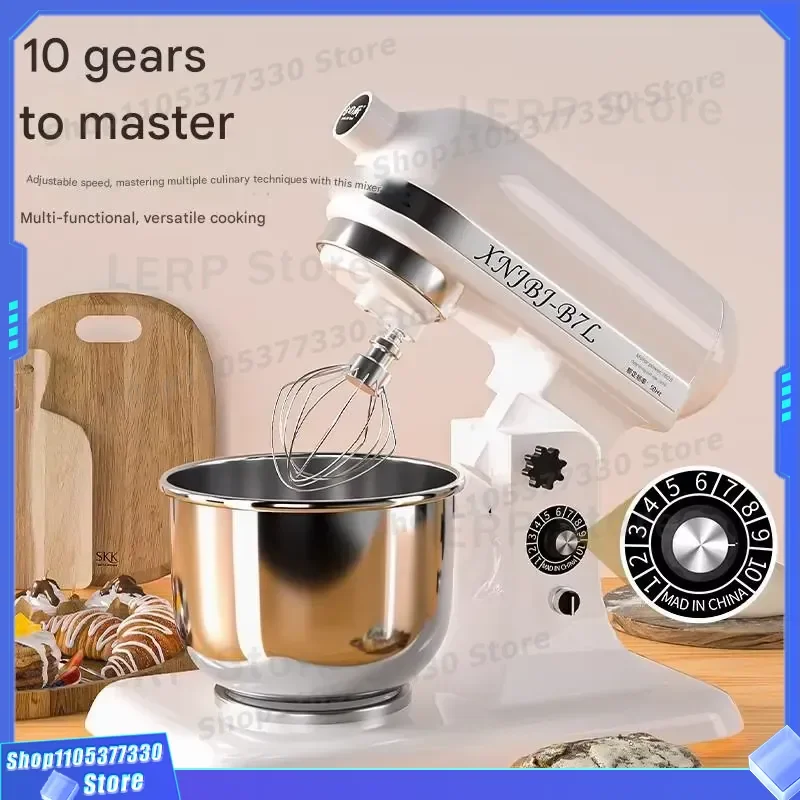 Commercial Stainless Steel Dough Mixer Professional Grade Electric Kneading Machine for Bakery Kitchen Catering Service Heavy