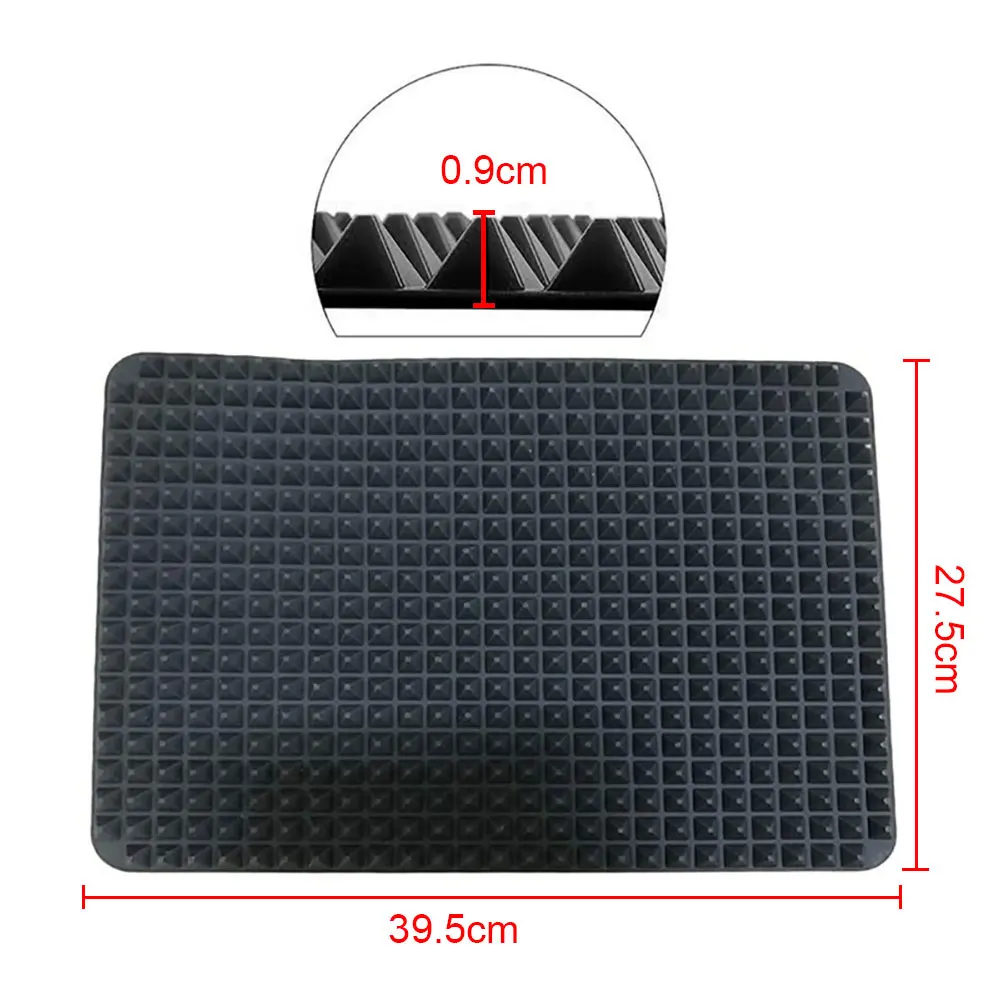 Silicone world Silicone Multifunctional BBQ Pizza Mat Microwave Oven Baking Placemat Tray Sheet Kitchen Baking Tools Bakeware