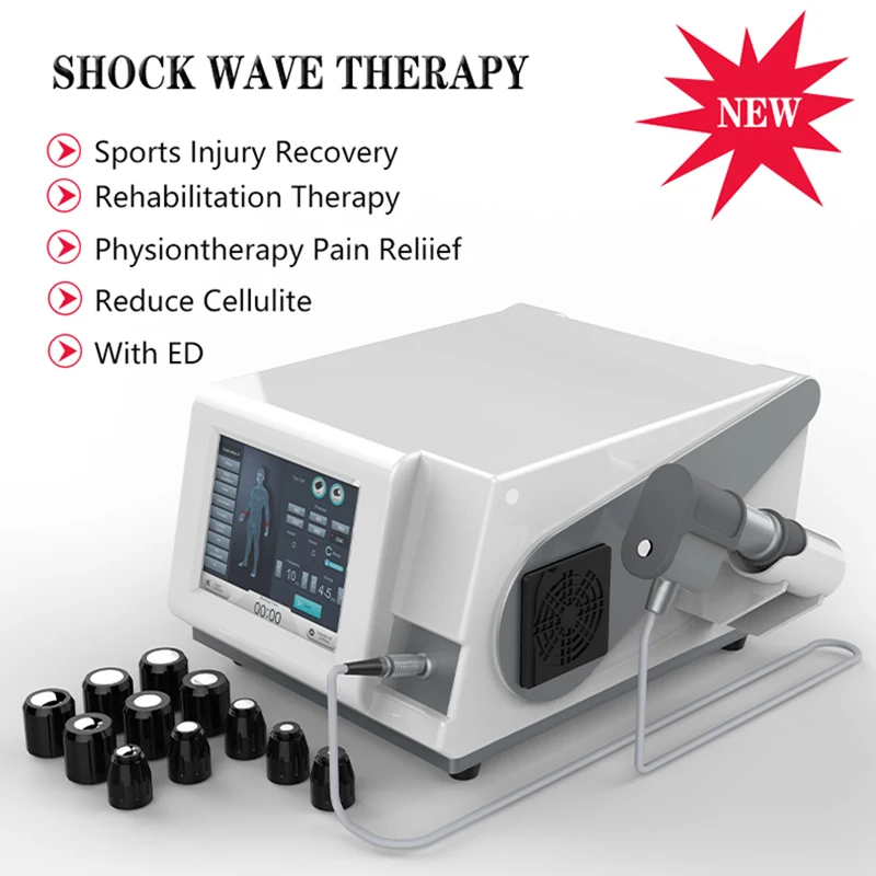 Newest Extracorporeal ShockWave Physical Therapy Pneumatic Focused Equipments Pain Relief Erectile Dysfunction Therapy Machine