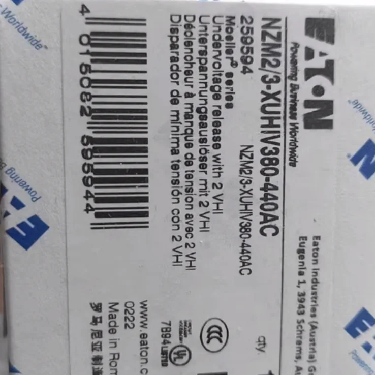 

New original EATON MCCB coil NZM2/3-XUHIV380-440AC