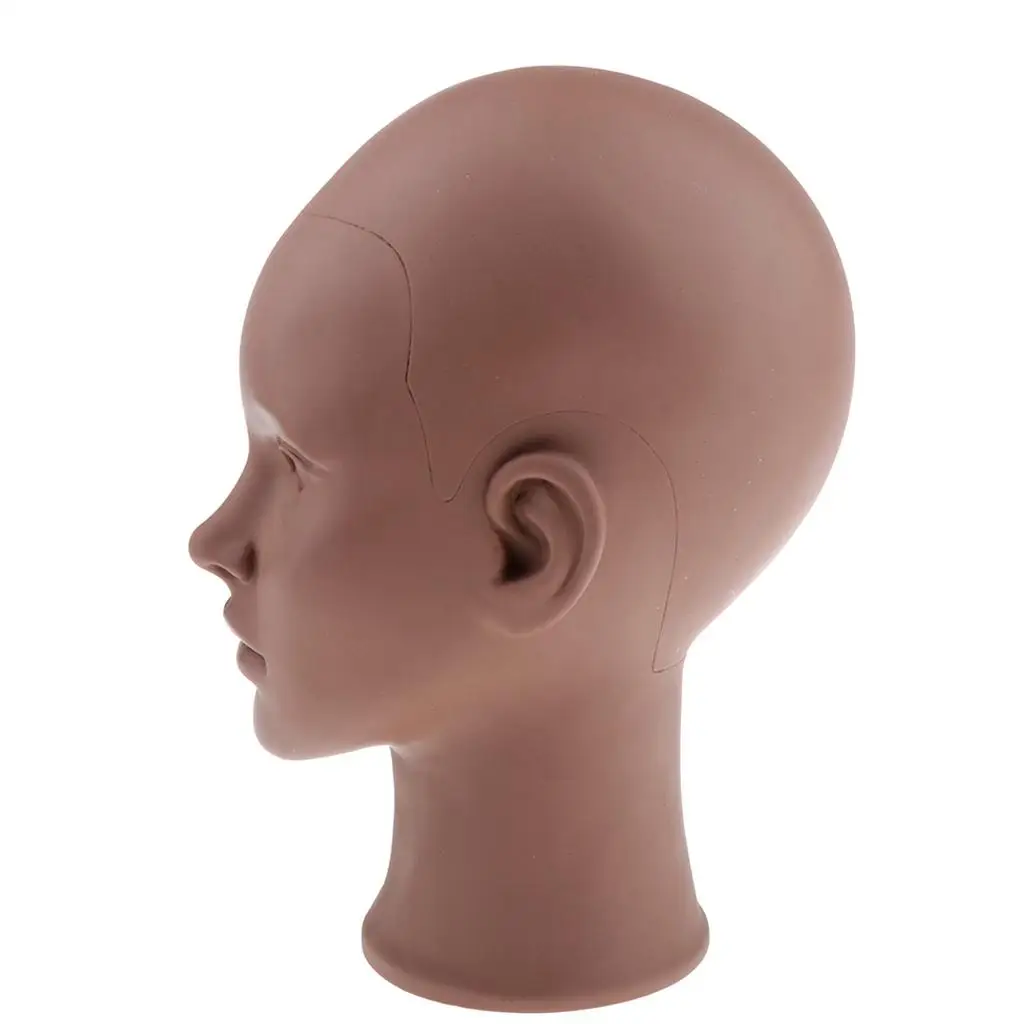 Picture 5: Wigs Mannequin Head Soft PVC Training Doll Head Model for Hat Jewelry Display and Eyelash Extension