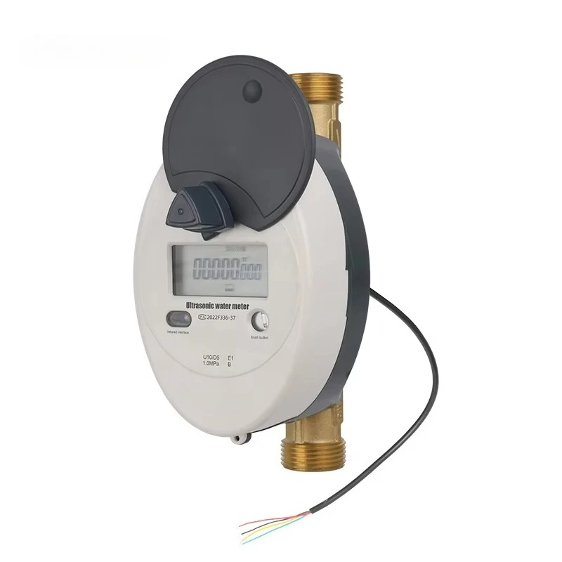DN15-50mm M-Bus/ RS485/ Pulse Output/Nb-IoT IP68 Plastic Brass Material Competitive Price Ultrasonic Water Flow Meter