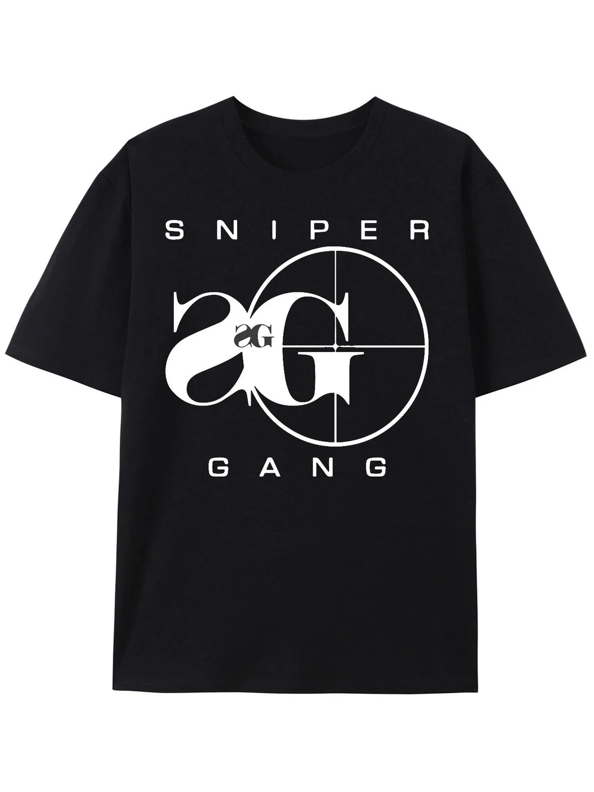 

Sniper Gang Logo Unique Cotton Men's T-Shirt - A Fashionable Casual Must-Have!