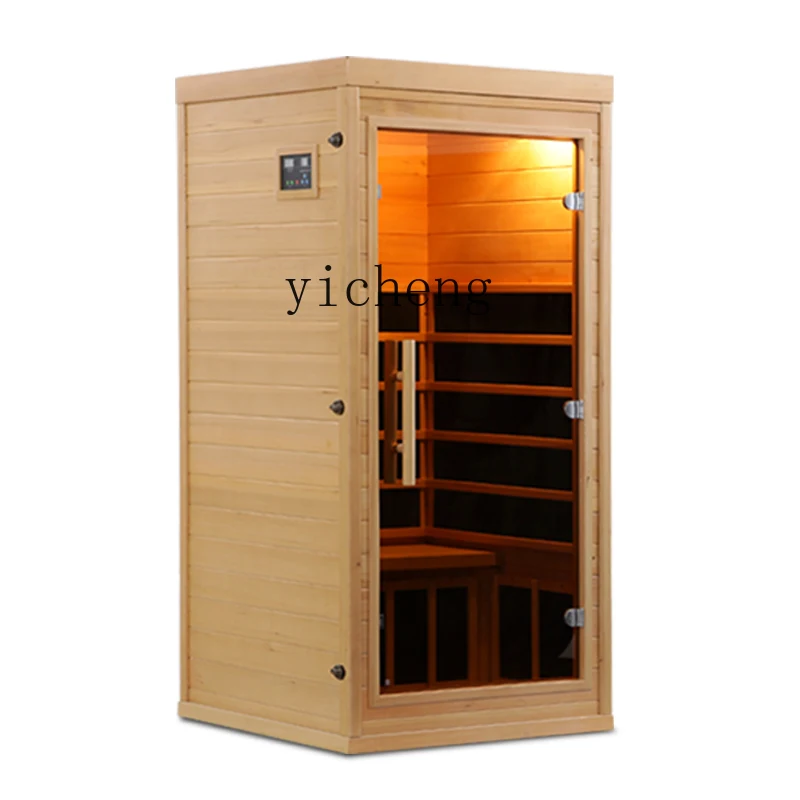 ZK household sauna far infrared steam room spectrum light wave physiotherapy room solid wood health cabin