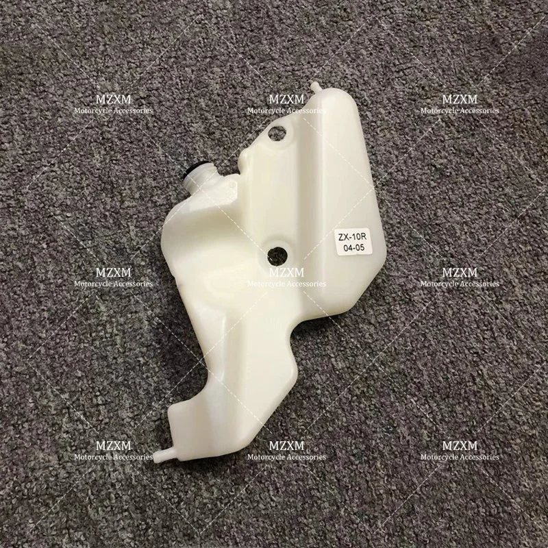 Radiator Coolant Overflow Bottle Tank Reservoir Fit For KAWASAKI ZX-10R  2004-2005 White fairing