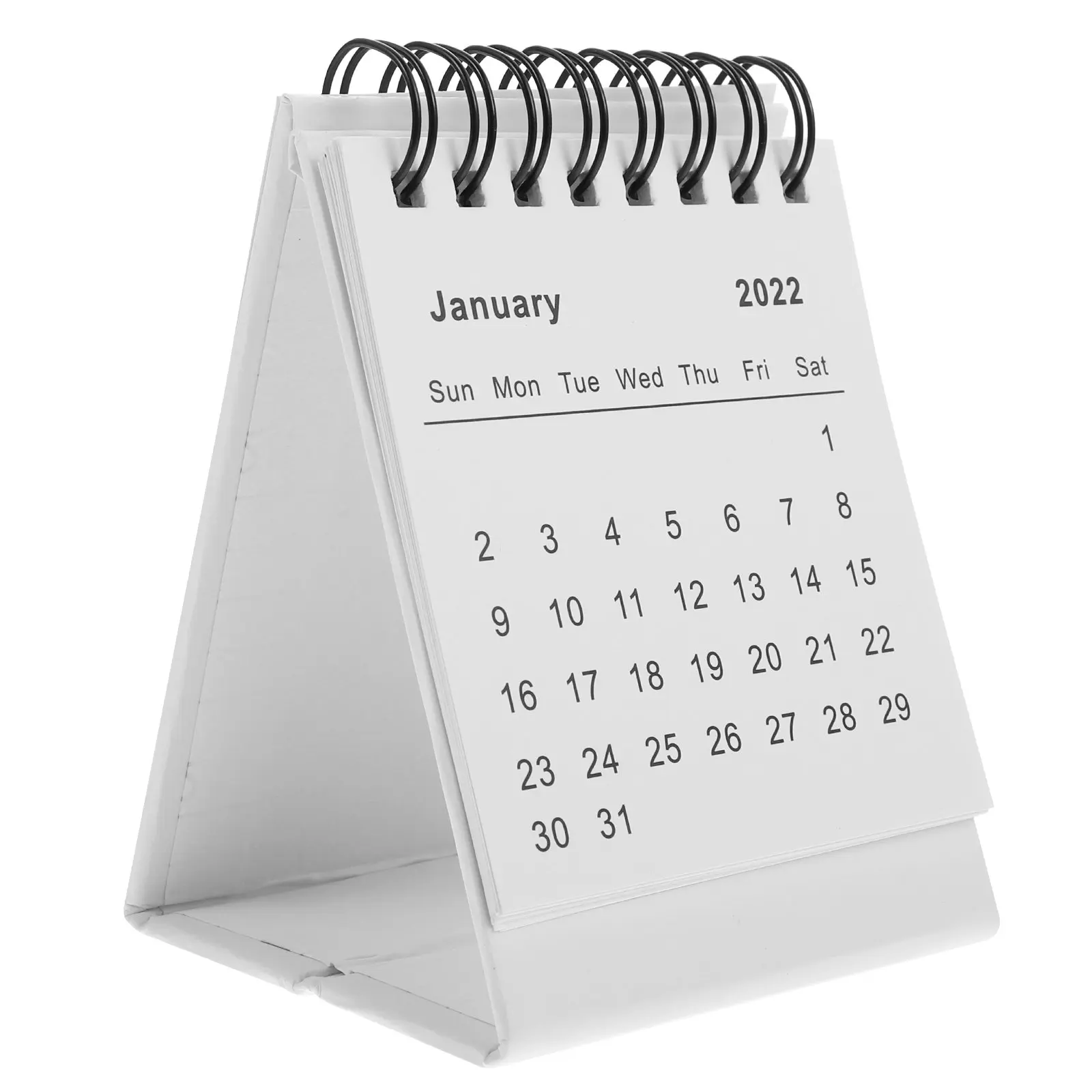 

1Pcs Desk Calendar 2022 Mini Paper Planner Organizer Office Desktop Schedule Note-Taking Table Decor Chic Calendar
