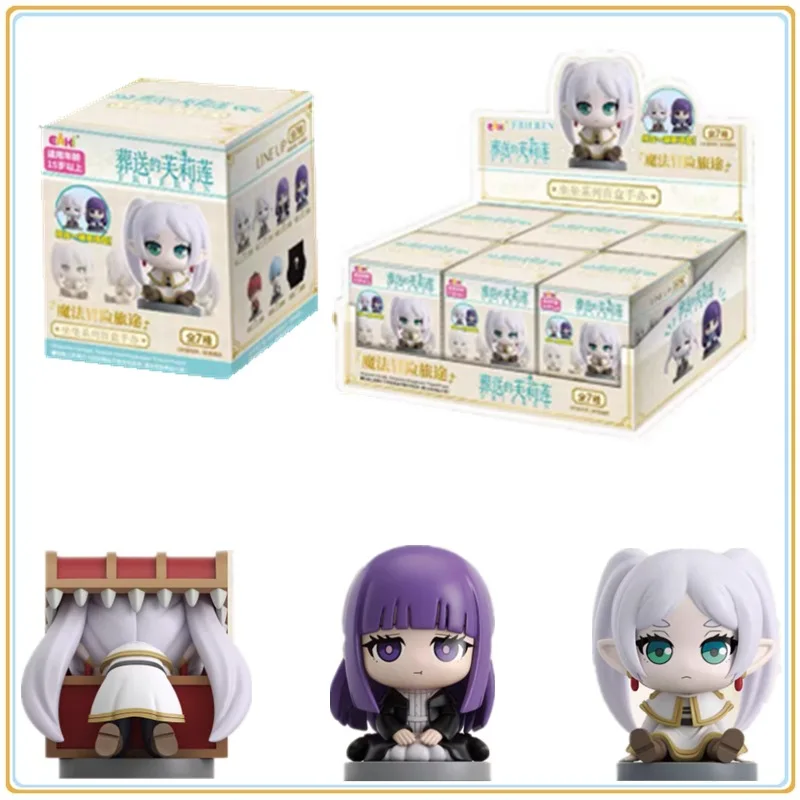 

Frieren: Beyond Journey's End Sitting Series Blind Box Q-Version Doll Anime Figures Model Desktop Ornament Toys Kids Gifts