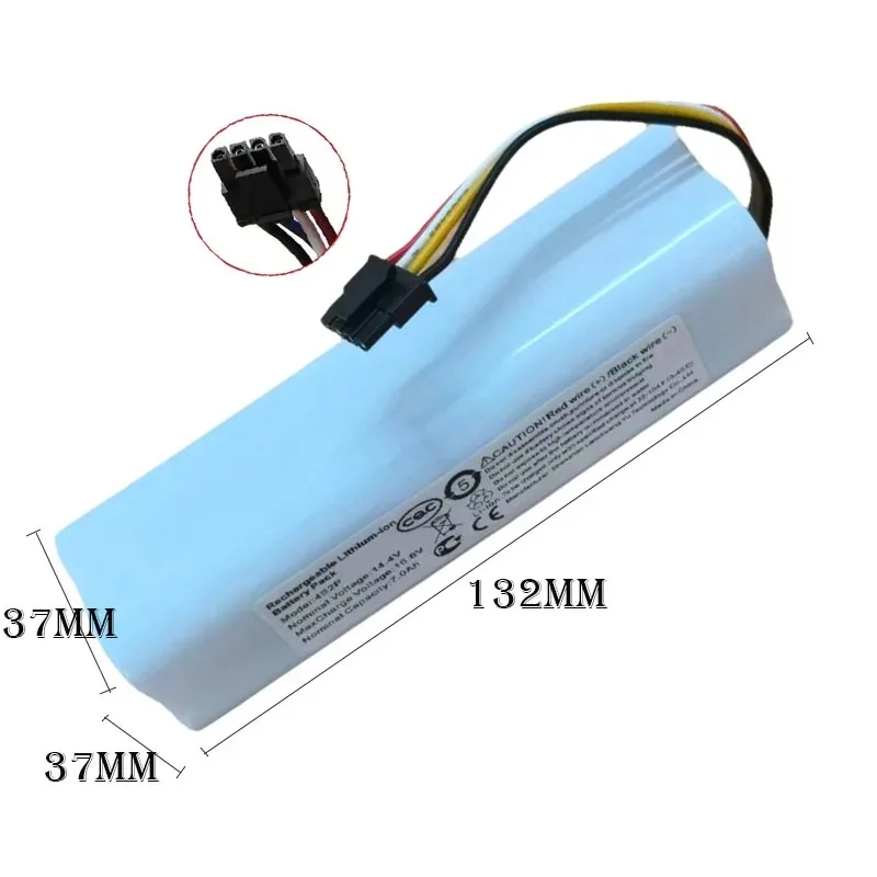 P2008-4S2P-MMBK 14.4V batterie de remplacement P2150-4S2P-XWDLS pour aspirateur Xiaomi Mijia 1T pour Dreame S10 D9 F9 L10Pro L10Plus