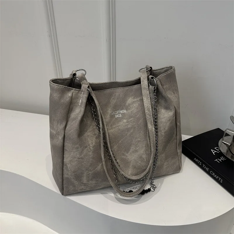 

Сумка большой вместимости для женщин, новинка 2023 года, модная сумка через плечо, сумка-шоппер для студентов колледжа, модная сумка Bolso