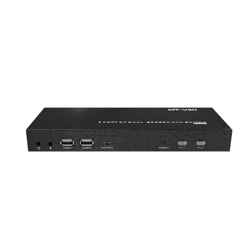 HDMI KVM Switch 2 Port Dual Monitor 4K@60Hz,  Video 4K HDMI KVM Switcher Two Monitors Two Computers