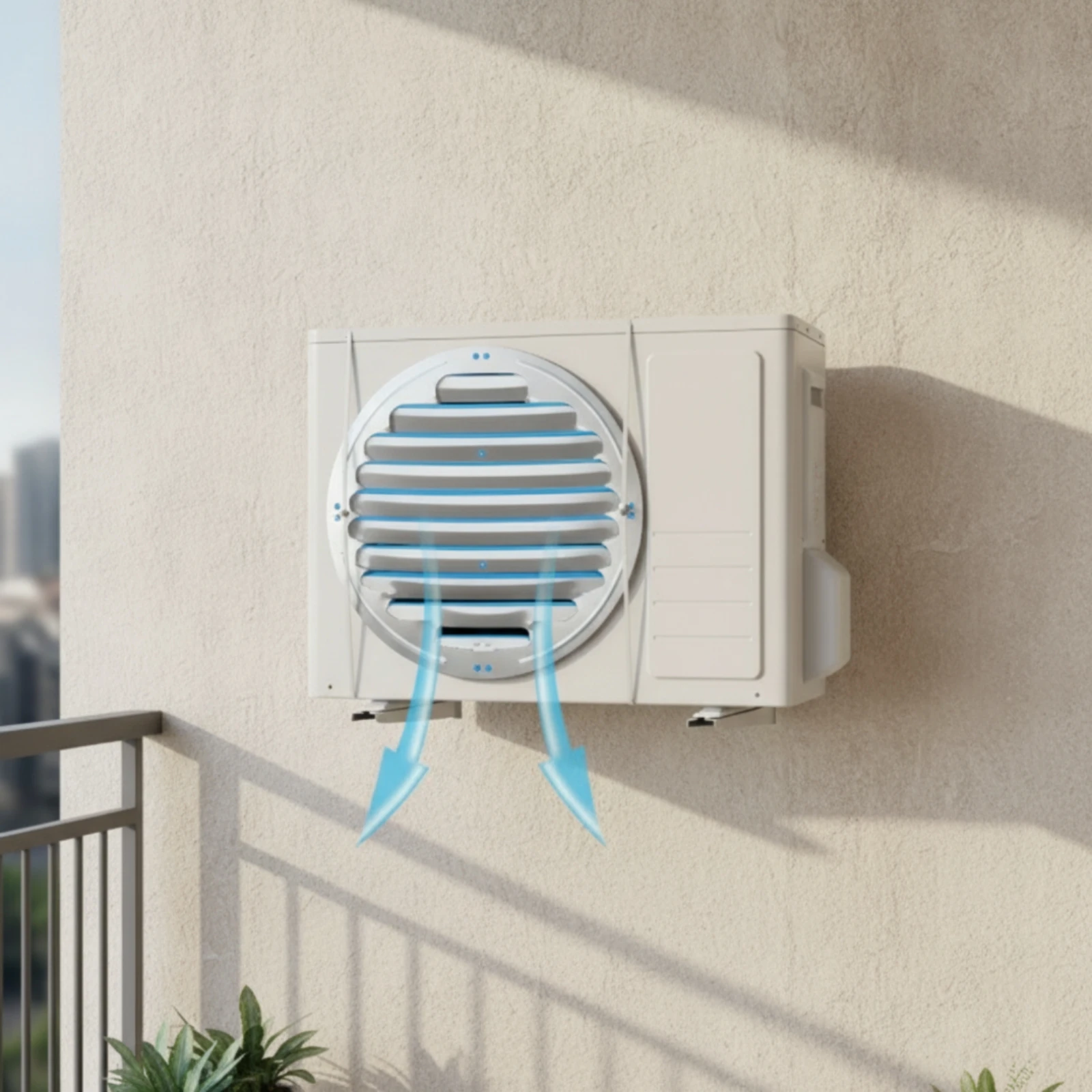 Air Conditioning Outdoor Unit Wind Deflector Silver Air Conditioner Wind Deflector Air Conditioner Windshield Long-Lasting Easy