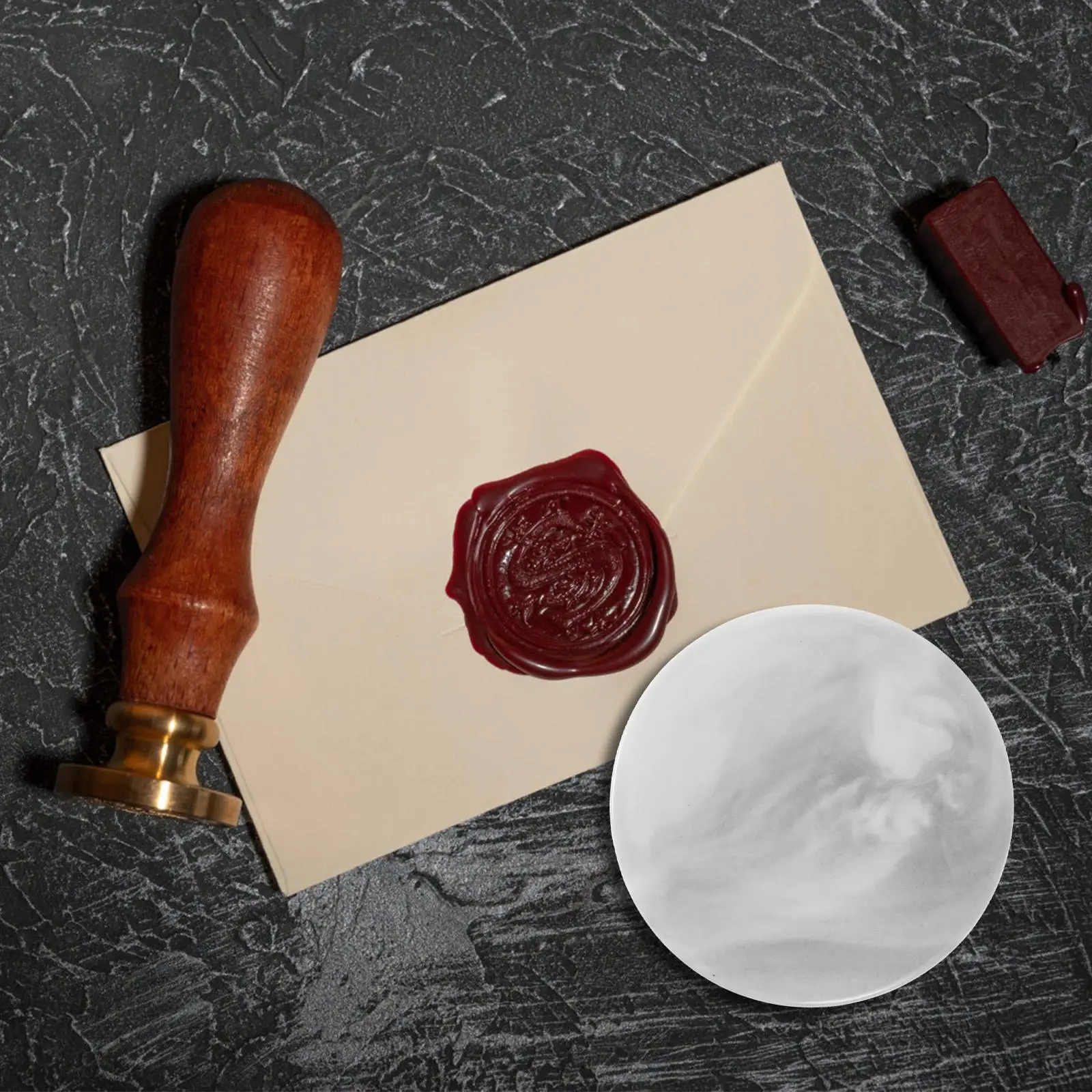 

3 Pcs Fire Paint Pad Wax Seal Stamp Sealing Plate Backing Coaster Insulation Pads