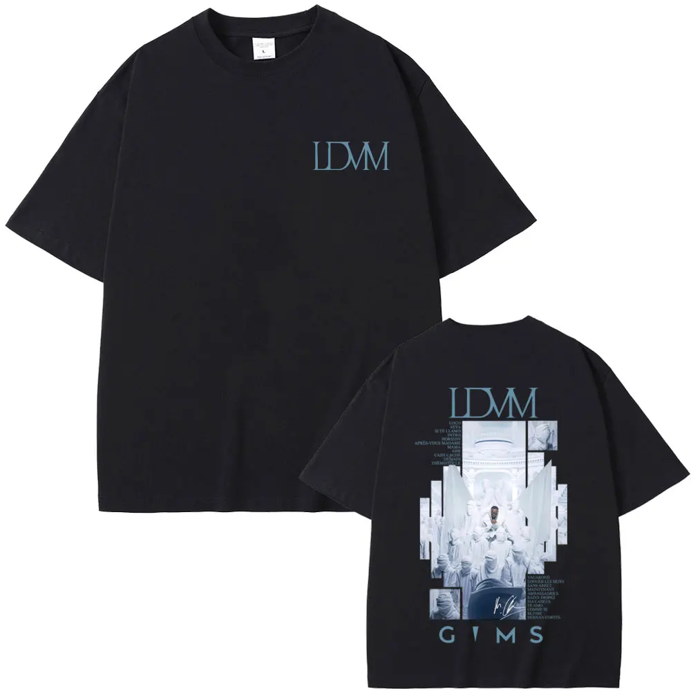 

Rapper Gims LES DERNIERES VOLONTES DE MOZART Album Graphic T-shirt Men Women Hip Hop Fashion Pop Music T Shirts Male Streetwear