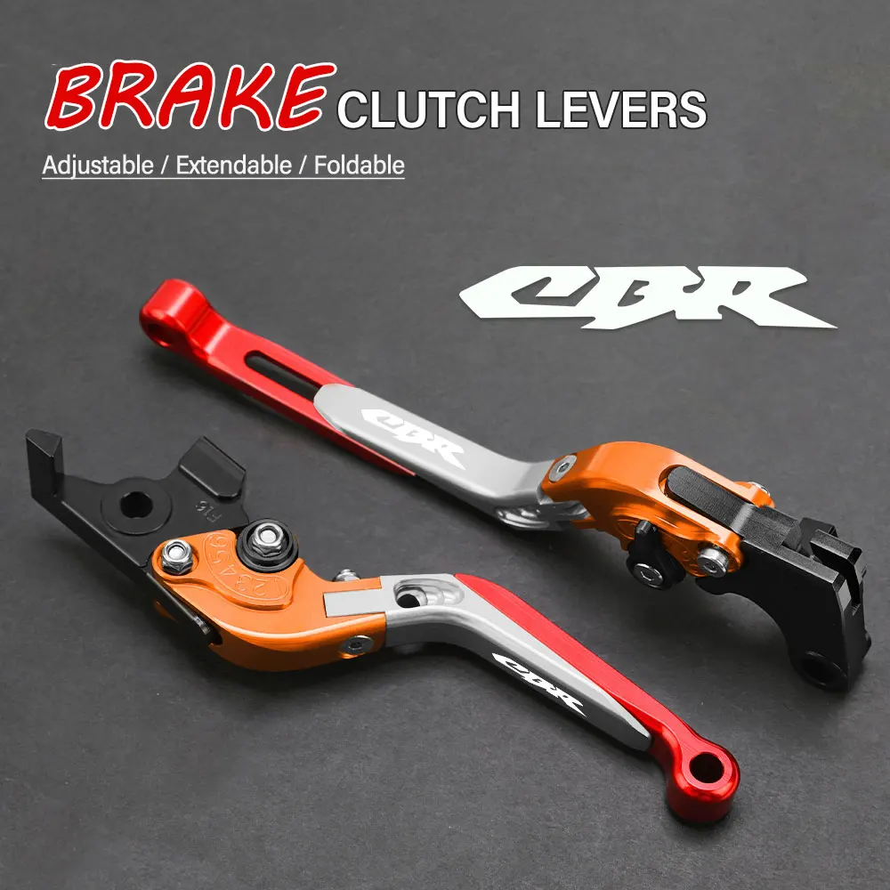 

FOR Honda CBR400 1986-1994 CBR600 1991-1998 Motorcycle Hand Brake Clutch Adjustable Levers Handle Folding Extendable Lever grip