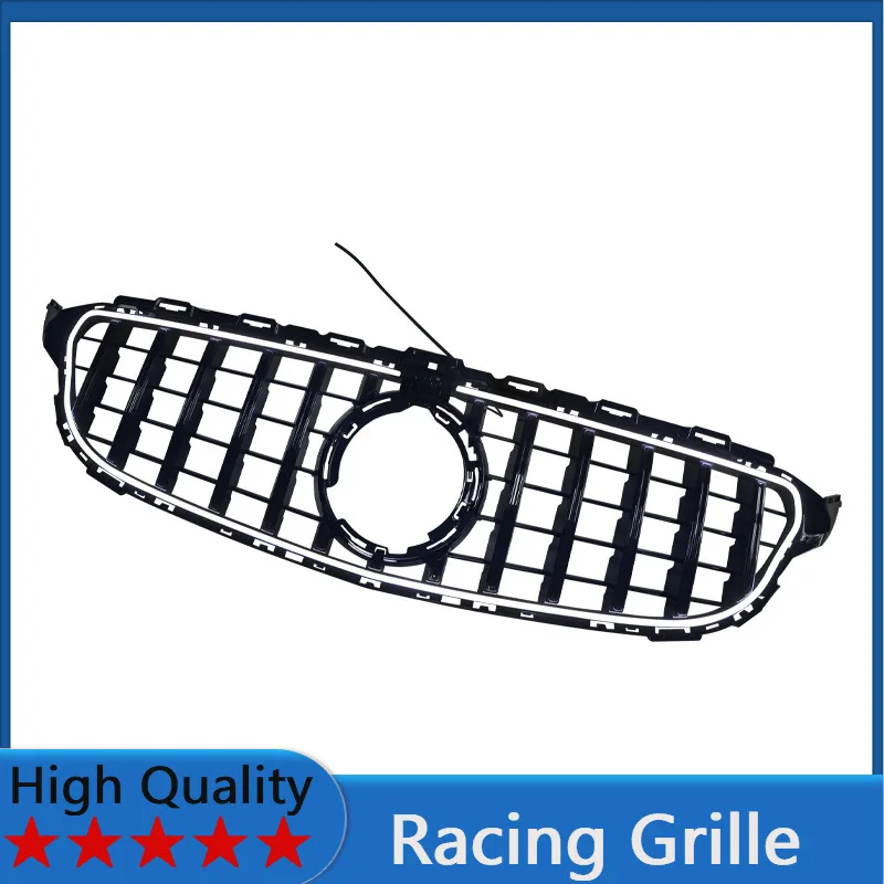 

For Mercedes-Benz C-Class W205 2019-2021 GT Style LED Light Up Grille Front Bumper Grill Body Kit Accessories