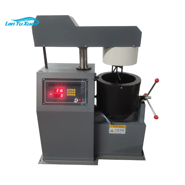 Standard Automatic Laboratory Asphalt Mixture Mixer Horizontal Bitumen  Blender