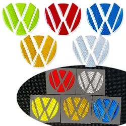 Pegatina reflectante de advertencia para coche, calcomanía decorativa para tapa de maletero y cola, emblema para Golf 5, 6, 7, Sagitar, CC, Tiguan, Polo, Passat B5