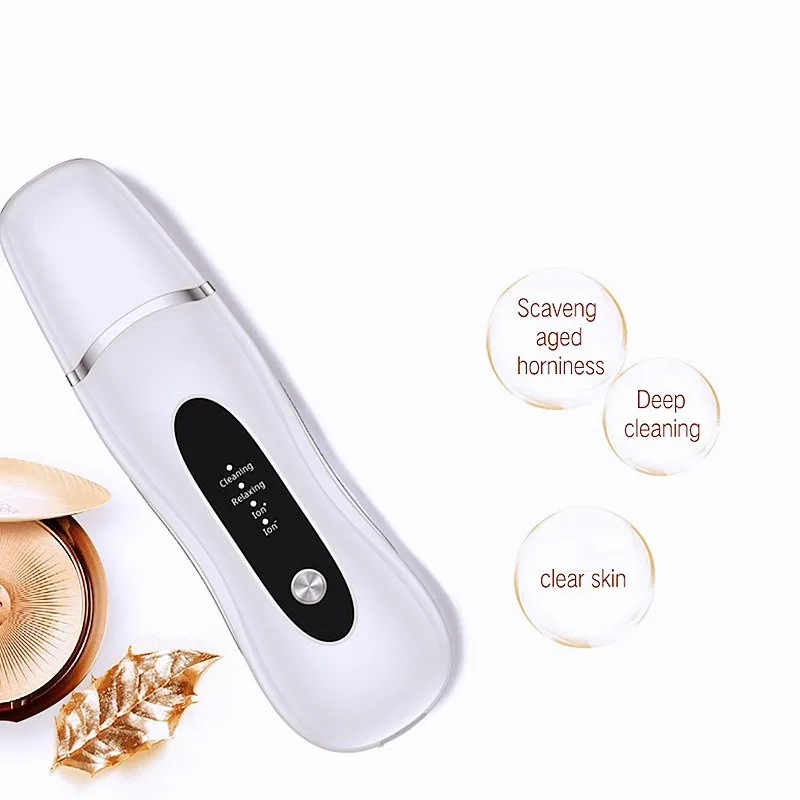 Electric Facial Beauty Device, Ultrasonic Blackhead Removal, High Frequency Vibration, Deep Cleansing, ESM, Face Care USB ML-050