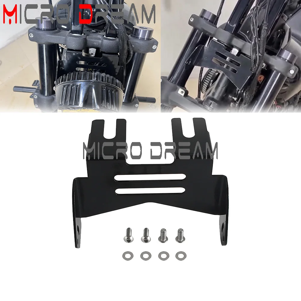 

3.5" Bar Mount For BAJA LED Headlight Bracket Combo Kit For Harley Softail FLFB FLFBS FLSL FXBB FXBR FXBRS FXDRS FXFB 2018-later