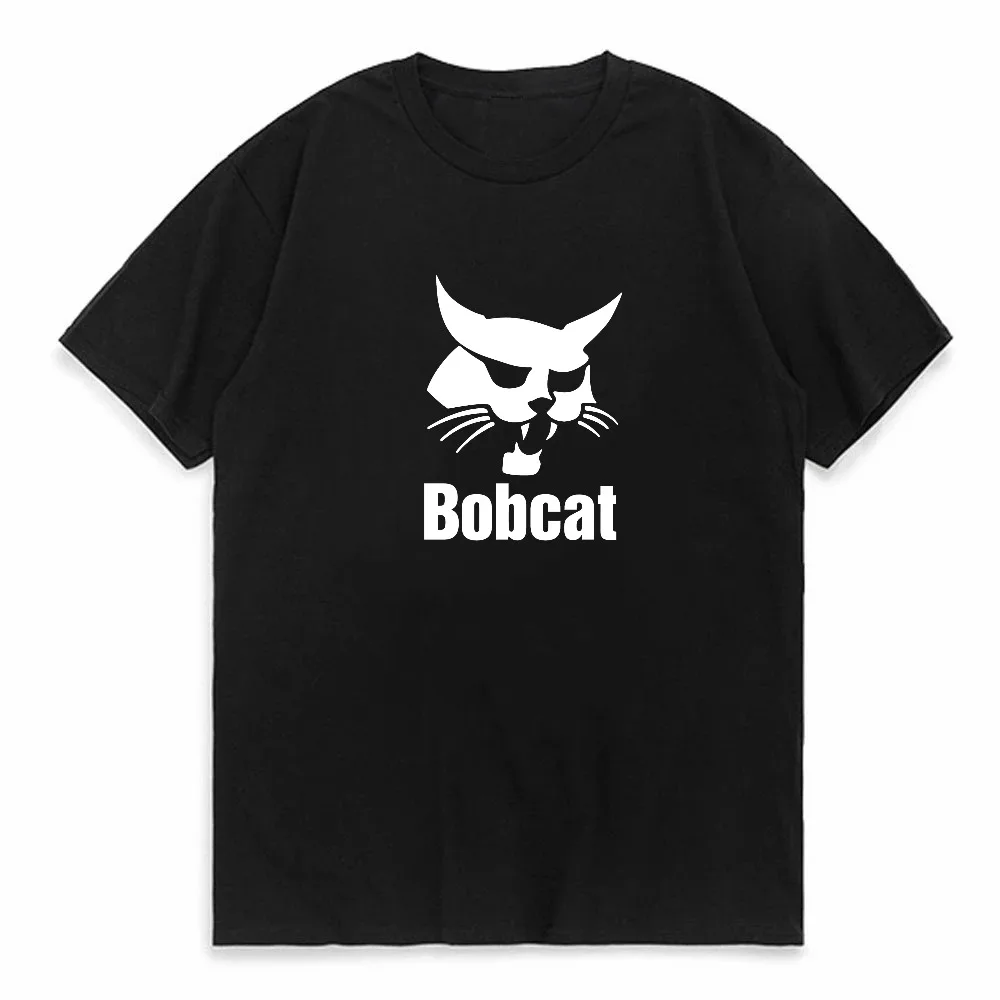 Bobcat T Shirt Summer Men Short Sleeve T Shirts Printed Crewneck Comfortable Breathable tee