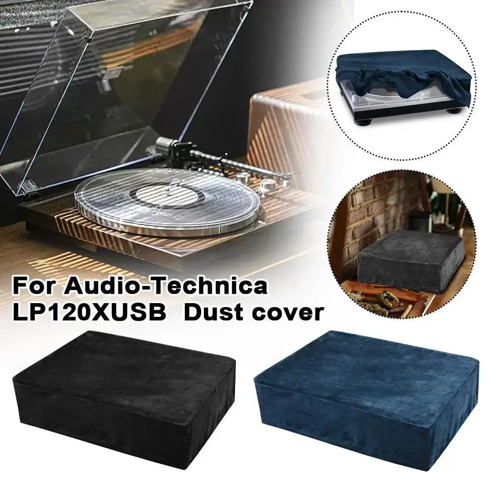 Washable Turntable Dust Cover Foldable Protective Turntable Sleeves For Audio-Technica AT-LP120XUSB Dustproof Protective Cover