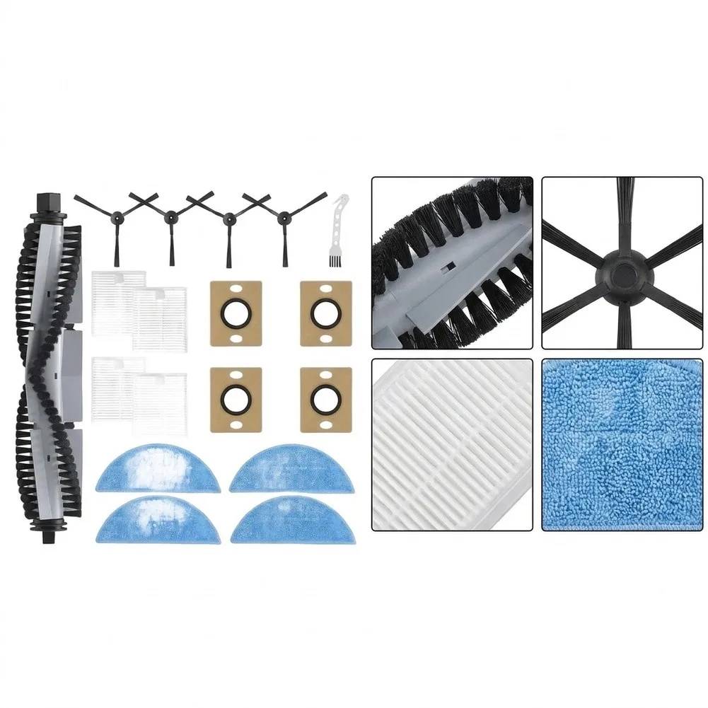 Replacement Parts For Kit For ILIFE A30 A30 For Pro Robot Vacuum Cleaner Main Brush Side Brush HEPA Filter Mop Cloth Accessories