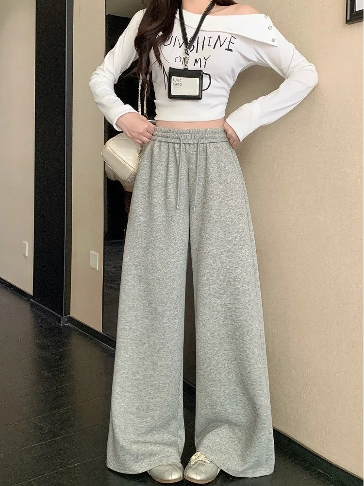 

Свободные широкие брюки для женщин: повседневные, удобные, с высокой талией, стройнящие, спортивные, длинные, для полных женщин