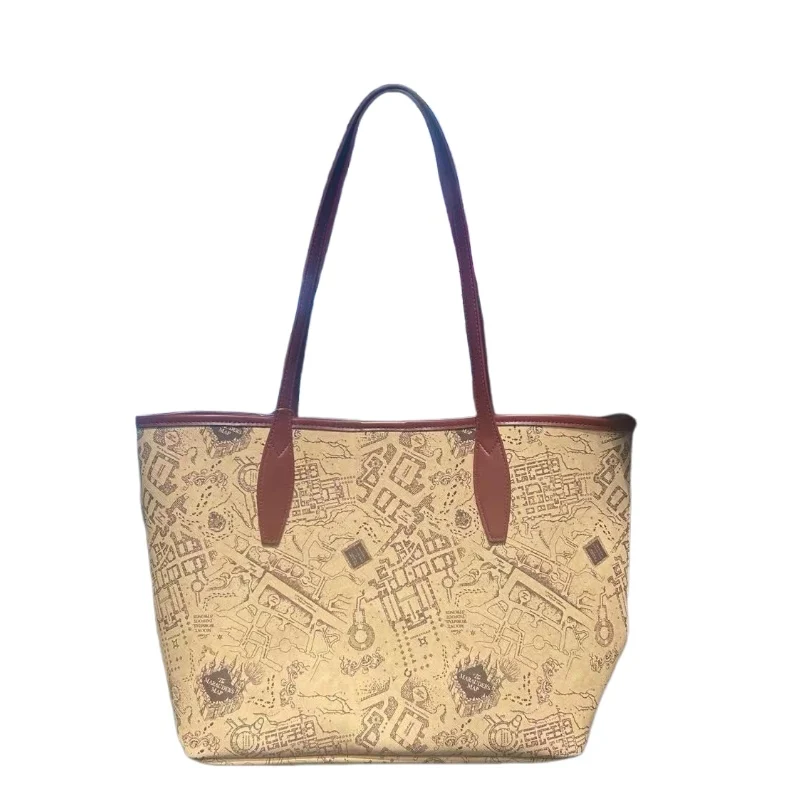 Universal Studios Original Marauder's Map Shoulder Bag/Handbag/Tote Bag Souvenir - A Festive Gift for Girls