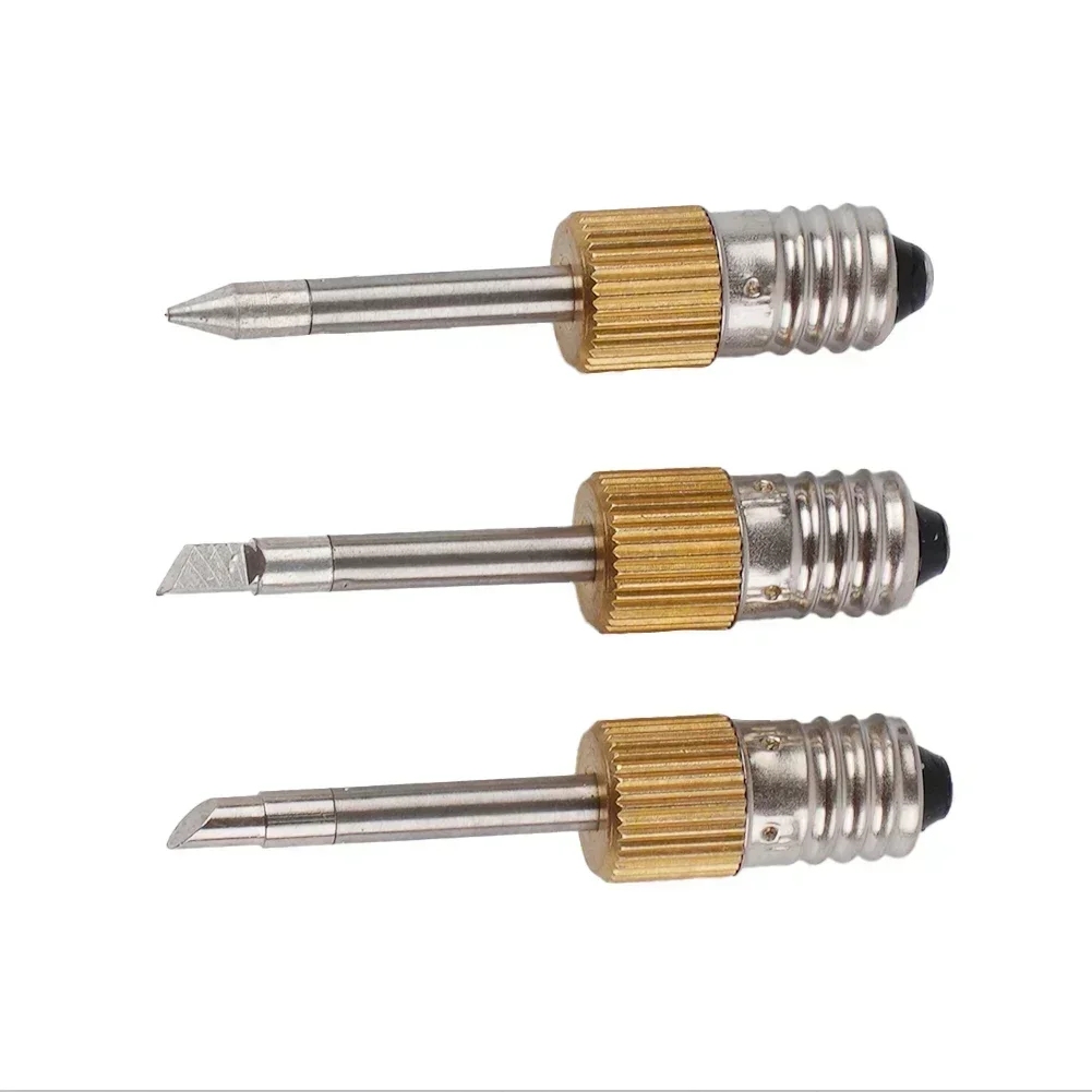 E10 Interface Soldering Iron Tips Welding Soldering Tips USB Soldering Iron Head Replacements Threaded Soldering Tip B C K Type