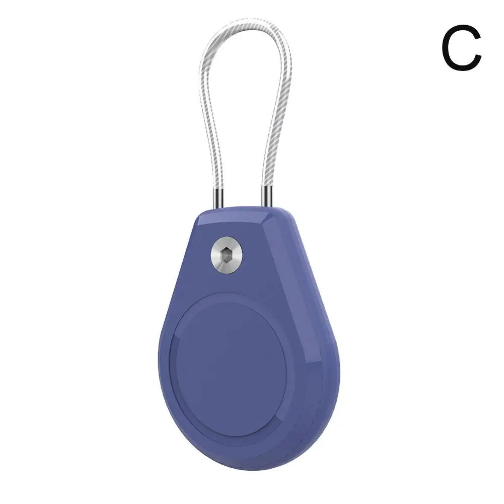 For Apple Protective Case With Steel Wire Anti-lost Rope Waterproof And Dustproof Locator Protective Case for airtag R4Y8