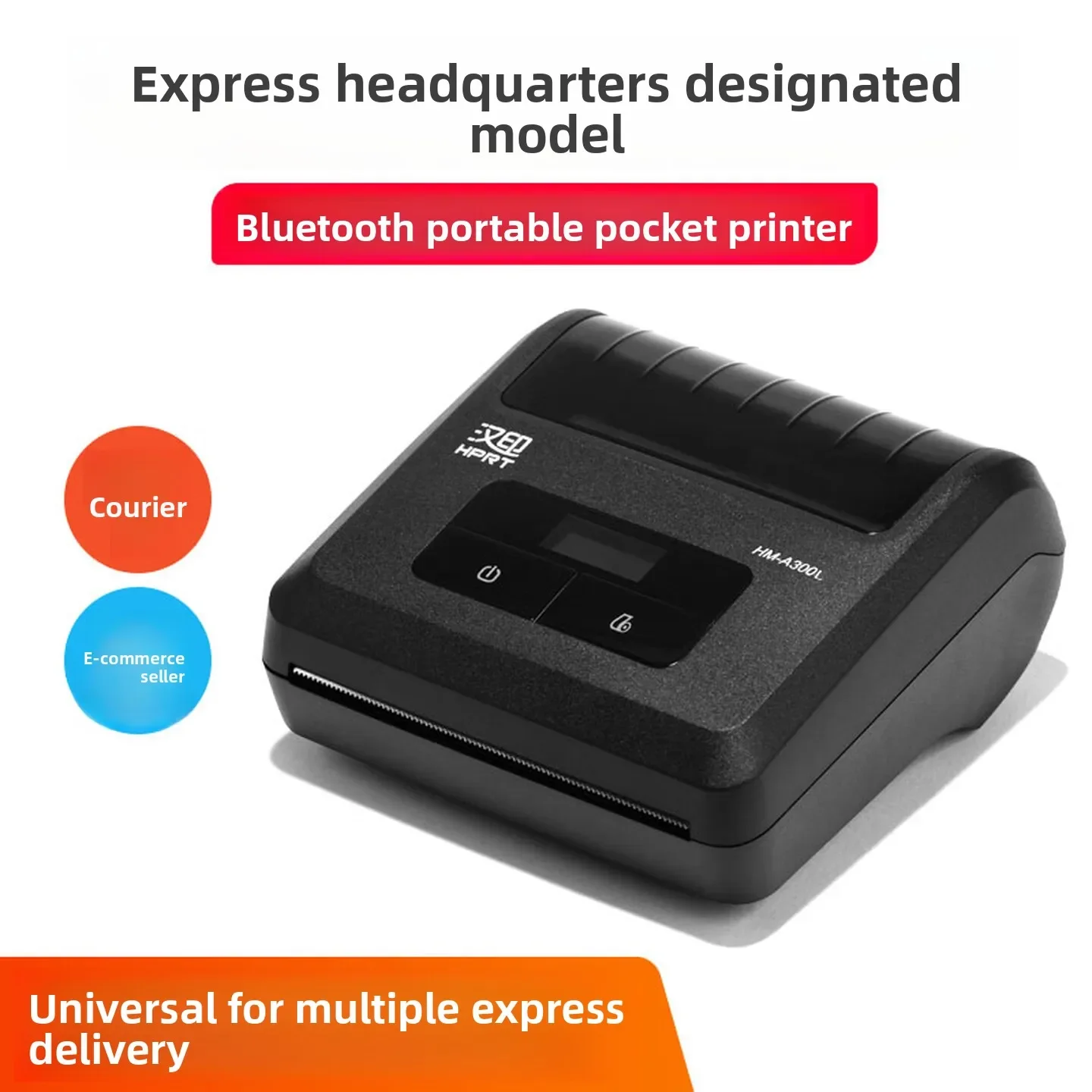 Portable Bluetooth Thermal Label Printer Shipping Barcode Pickup Code Sticker Printer for Courier Warehouse Mobile 라벨 프린터