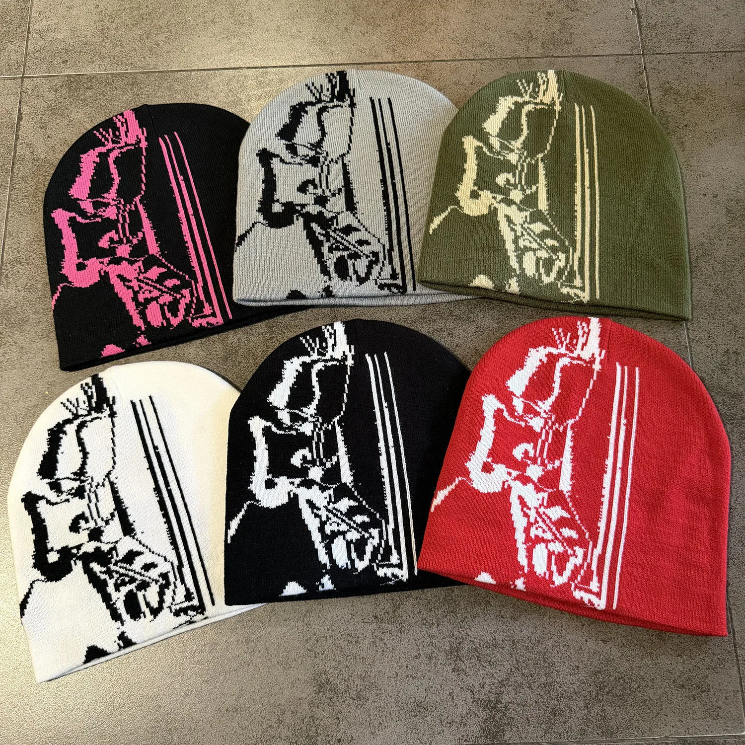 Knitted Hat, Personalized Street Hip-hop, Autumn and Winter Warmth, Versatile for Both Men and Women, in Stock Ear Protection