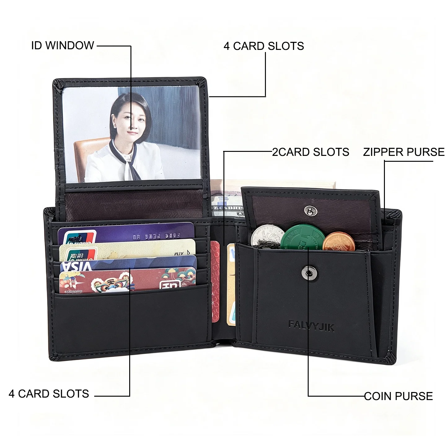 Leren herenportemonnee RFID Ru - Index Card Holder recensie en prijs
