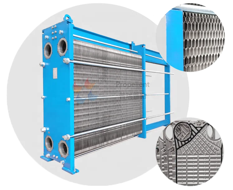 Wide-Gap Plate Heat Exchanger Anti-Clogging Easy Clean Carbon Steel High Productivity for Engine Applications High-Viscosity