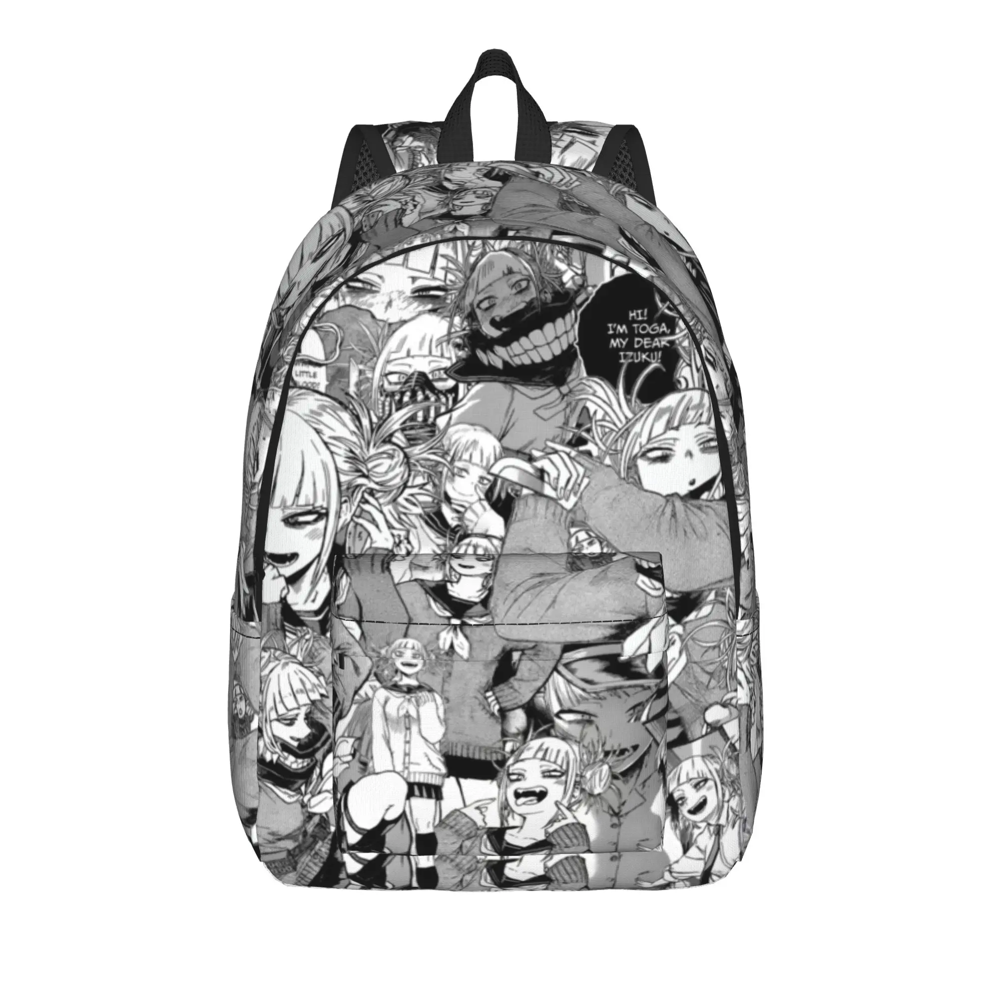 Boku No My Hero Academia Collage Manga Rugzak voor Mannen Vrouwen Mode Studenten Werk Dagrugzak MHA Laptop Canvas Tassen Lichtgewicht