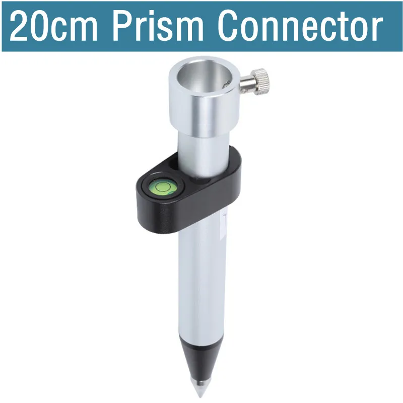 Mini Prism Pole Precise Tip Stretch For Total Station RTK Conntector 10cm 20cm 40cm 120cm prism pole Surveying Instruments