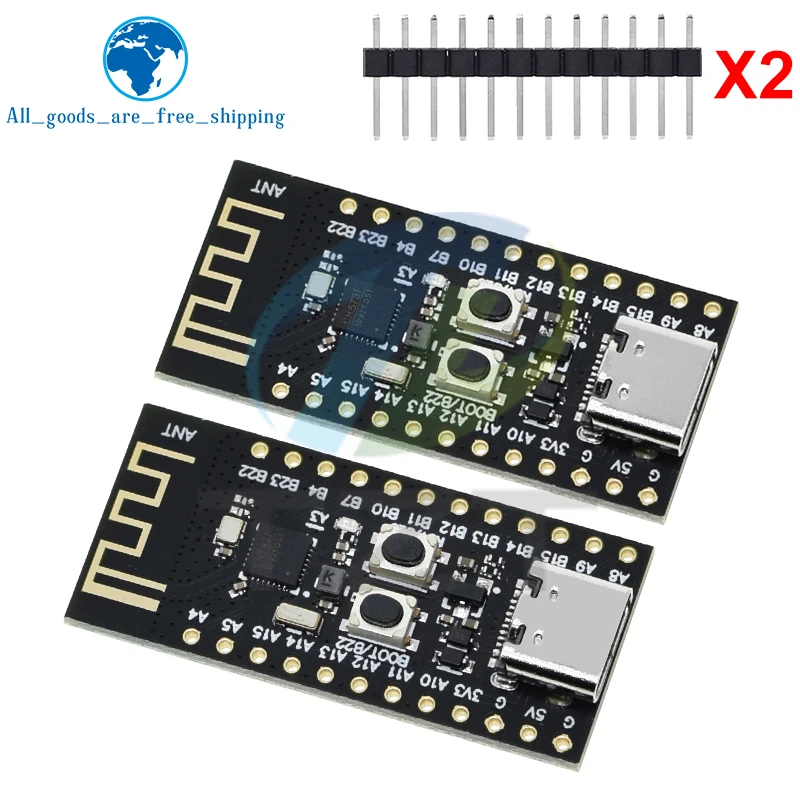 CH573F CH582F BLE5.3 BLE4.2 Ble Core Board Modul 60 MHz RAM 18 KB 32 KB ROM 448 KB