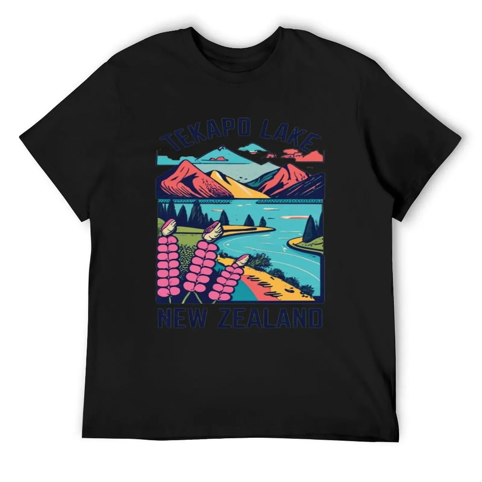 Explore Lake Tekapo, Takapo Lake stargazing, Lake Side Lupins, Resorts, Tekapo Lake, Camping And Backpacking T-Shirt