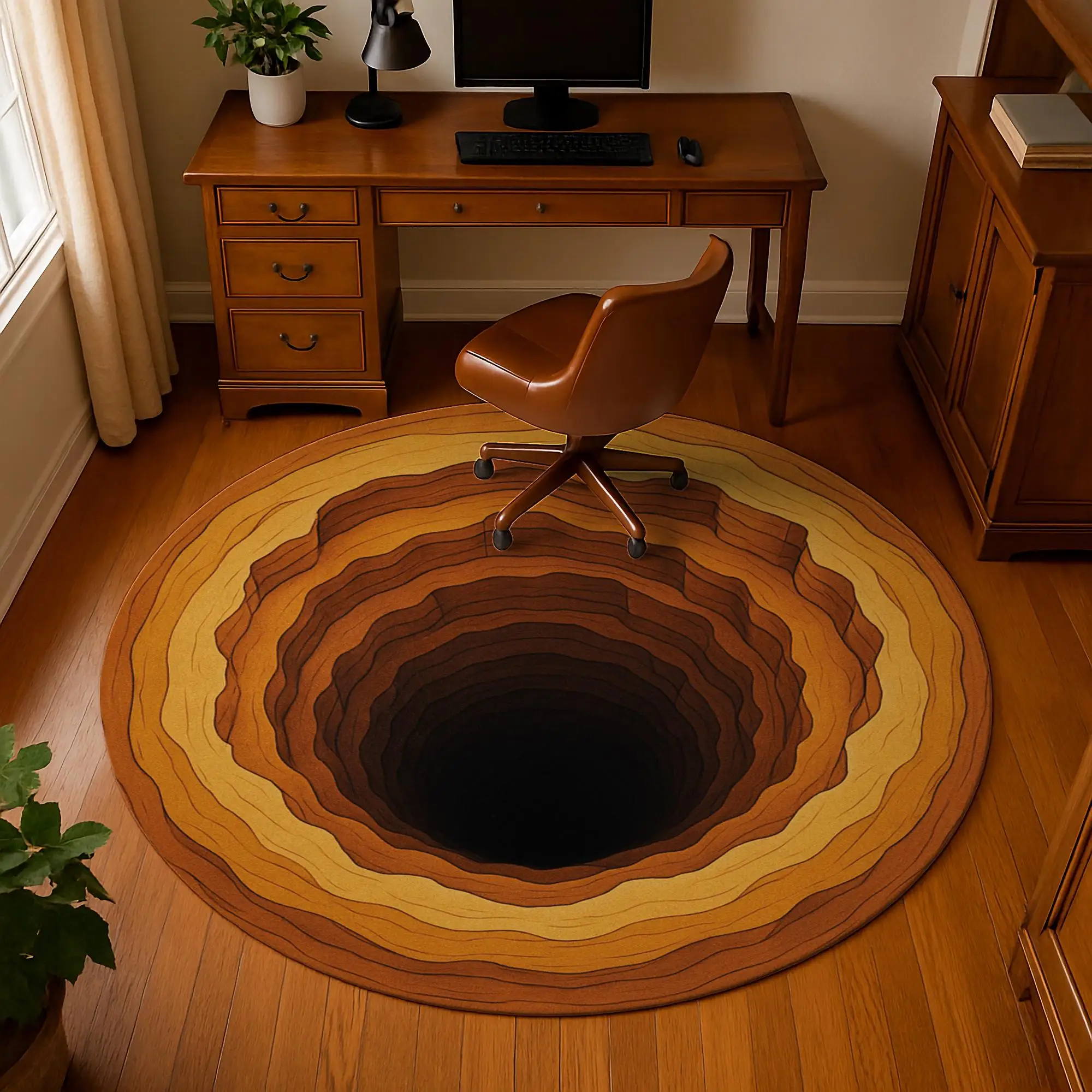 1Pc 3D Desert Ochre…