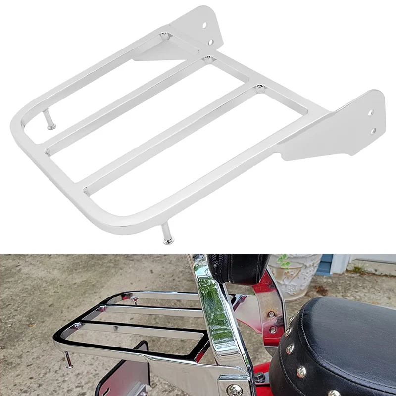 Motorcycle Chrome Passenger Backrest Luggage Rack For Suzuki Intruder Volusia VL800 2001-2011 Boulevard M510 2005-2009 C50 05-11