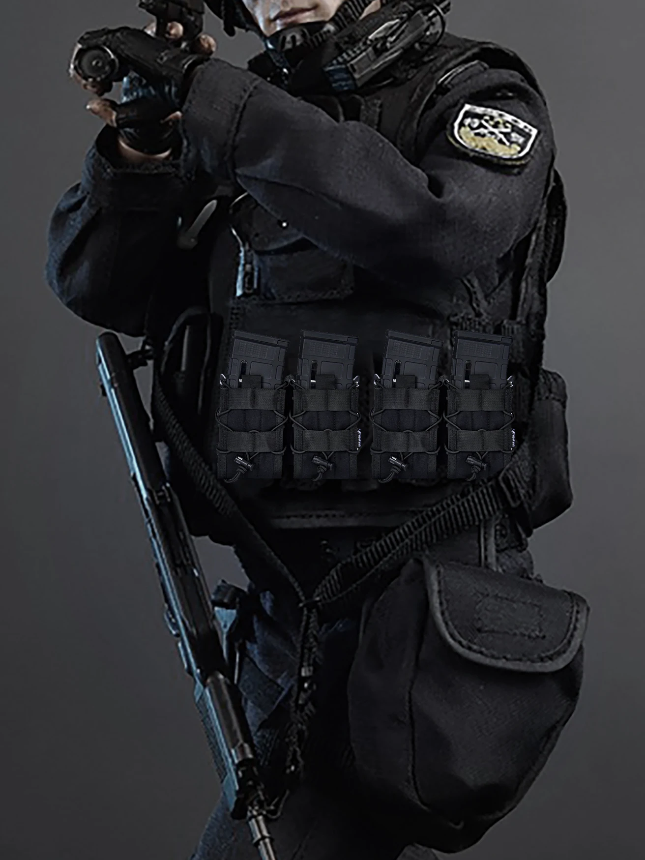 5.56 حقيبة مجلة مفتوحة إلى مول، حقيبة مجلة سريعة الإصدار، أحزمة تكتيكية متوافقة