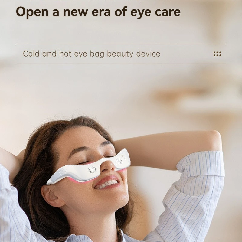 جهاز تجميل العين الكهربائي ذو سبعة ألوان ساخن وبارد، محدد جوهر العين المضاد للتجاعيد والهالات السوداء، مضاد للشيخوخة، تعب العين r #1