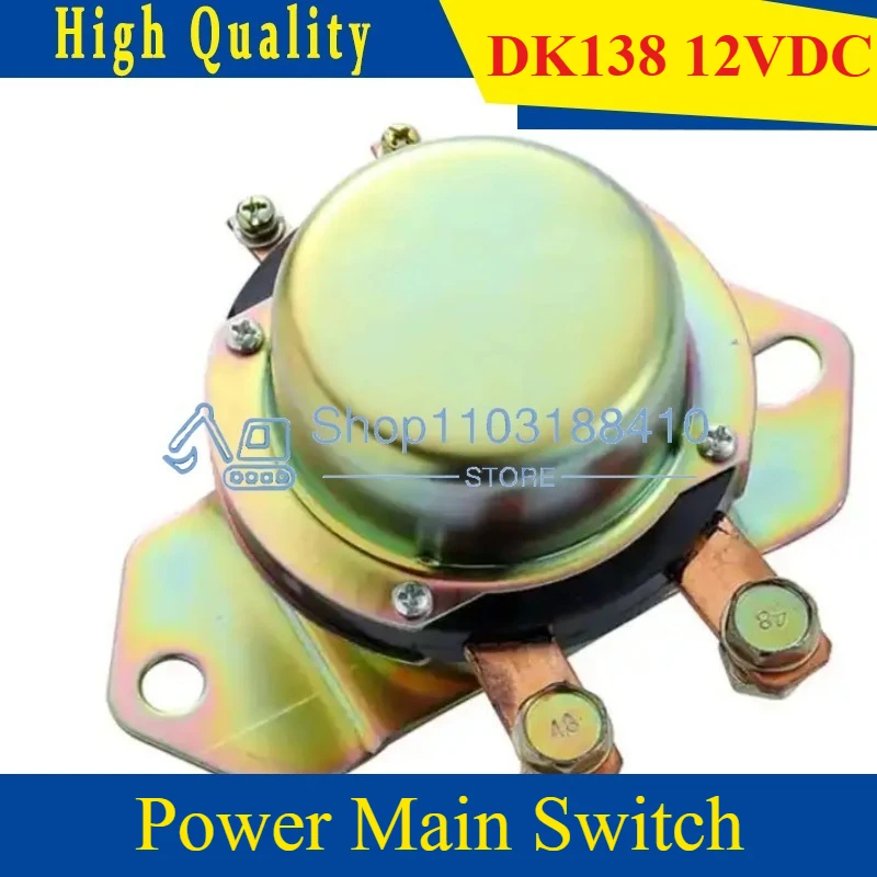 

Автомобильный главный выключатель электромагнитного питания DK138B 12 В 238B 24 В 100 А Выключатель питания аккумулятора автомобильный фургон DC12V 24V DC